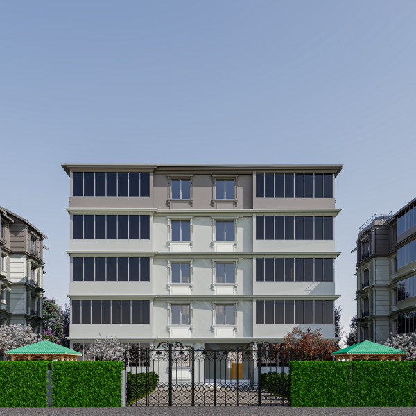 ön görünüş render